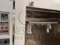 140℃，10分鐘，大面積破洞